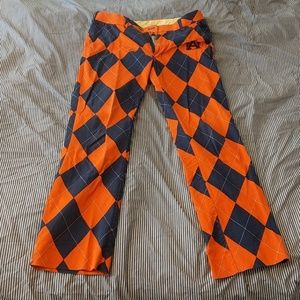 Loudmouth Auburn argyle pants